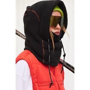 Free people slope size puffer balaclava hooded hat new without tags one size I main image 3